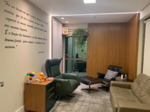 Sala de atendimento com isolamento acústico